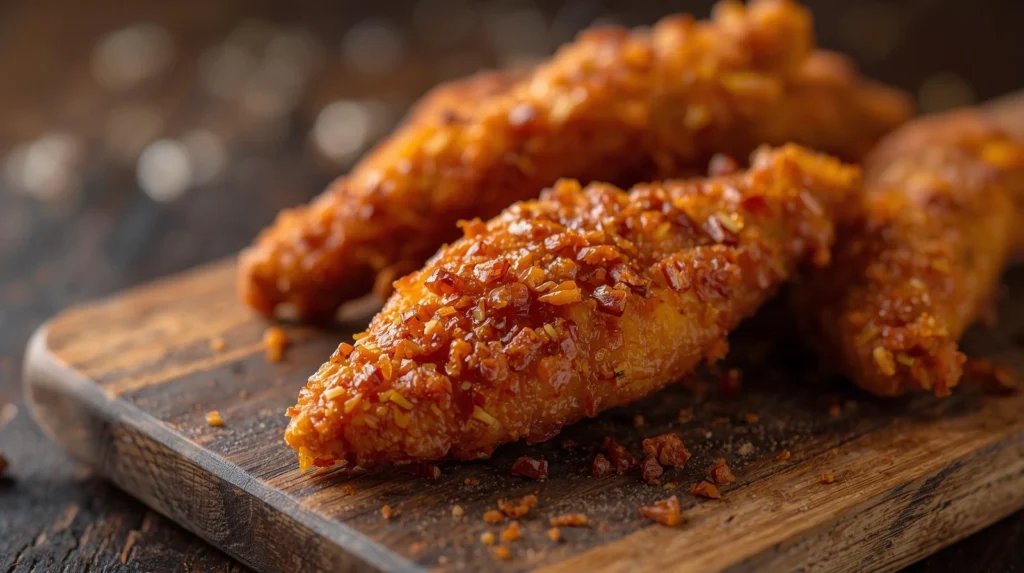 Nashville hot-inspired (spicy finish) chicken tenders