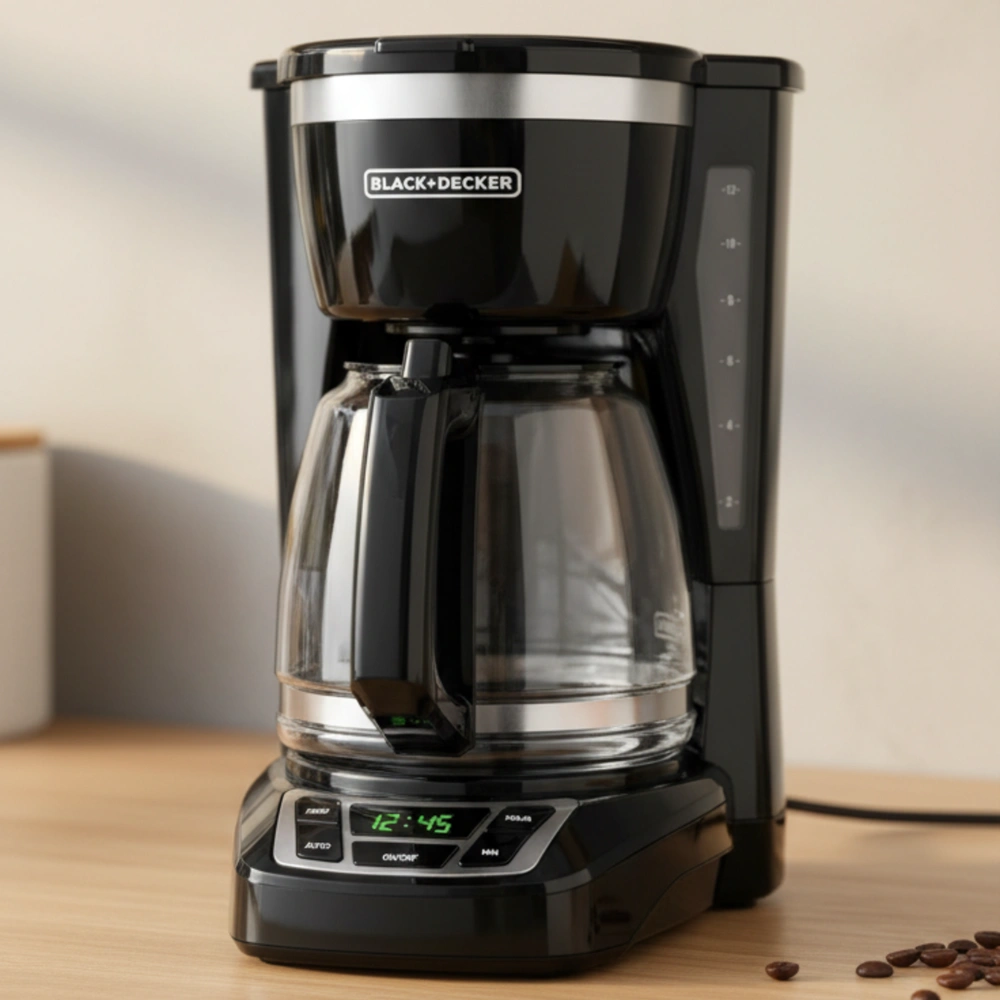 BLACK+DECKER 12 cup digital coffee maker (CM1160B)