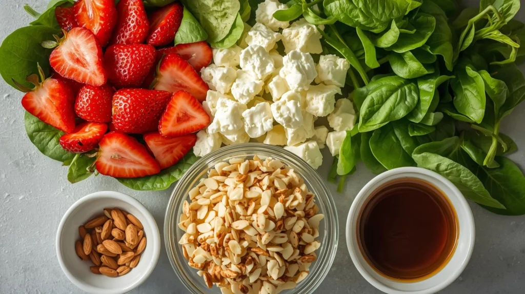 spinach strawberry salad recipe