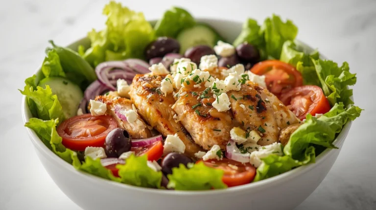 Greek Chicken Salad Bowl