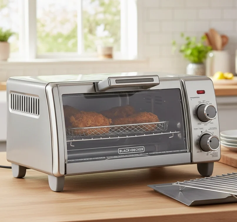 BLACK+DECKER Crisp 'N Bake Air Fry Countertop Convection Toaster Oven