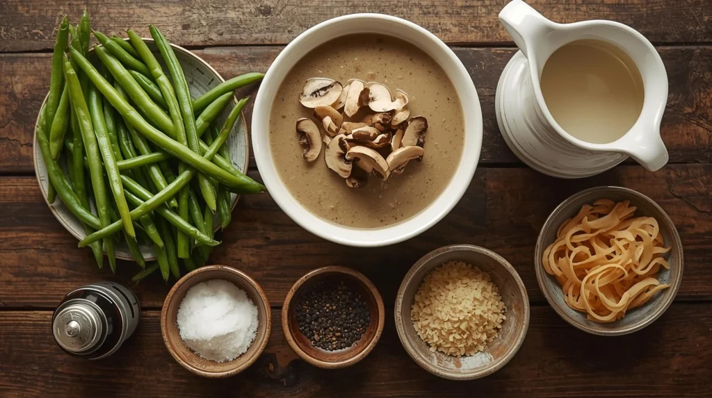 canned green bean casserole ingredients