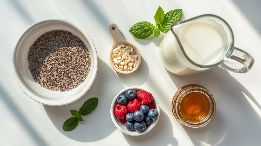 chia pudding recipe ingredients