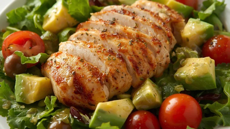 grilled chicken avocado salad