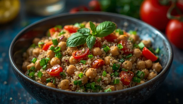 Quinoa Chickpea Salad