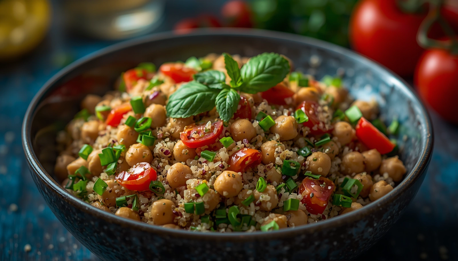 Quinoa Chickpea Salad