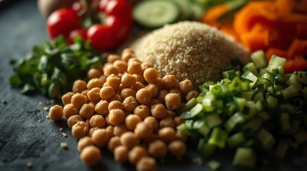 Quinoa Chickpea Salad