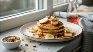 banana cottage cheese pancakes