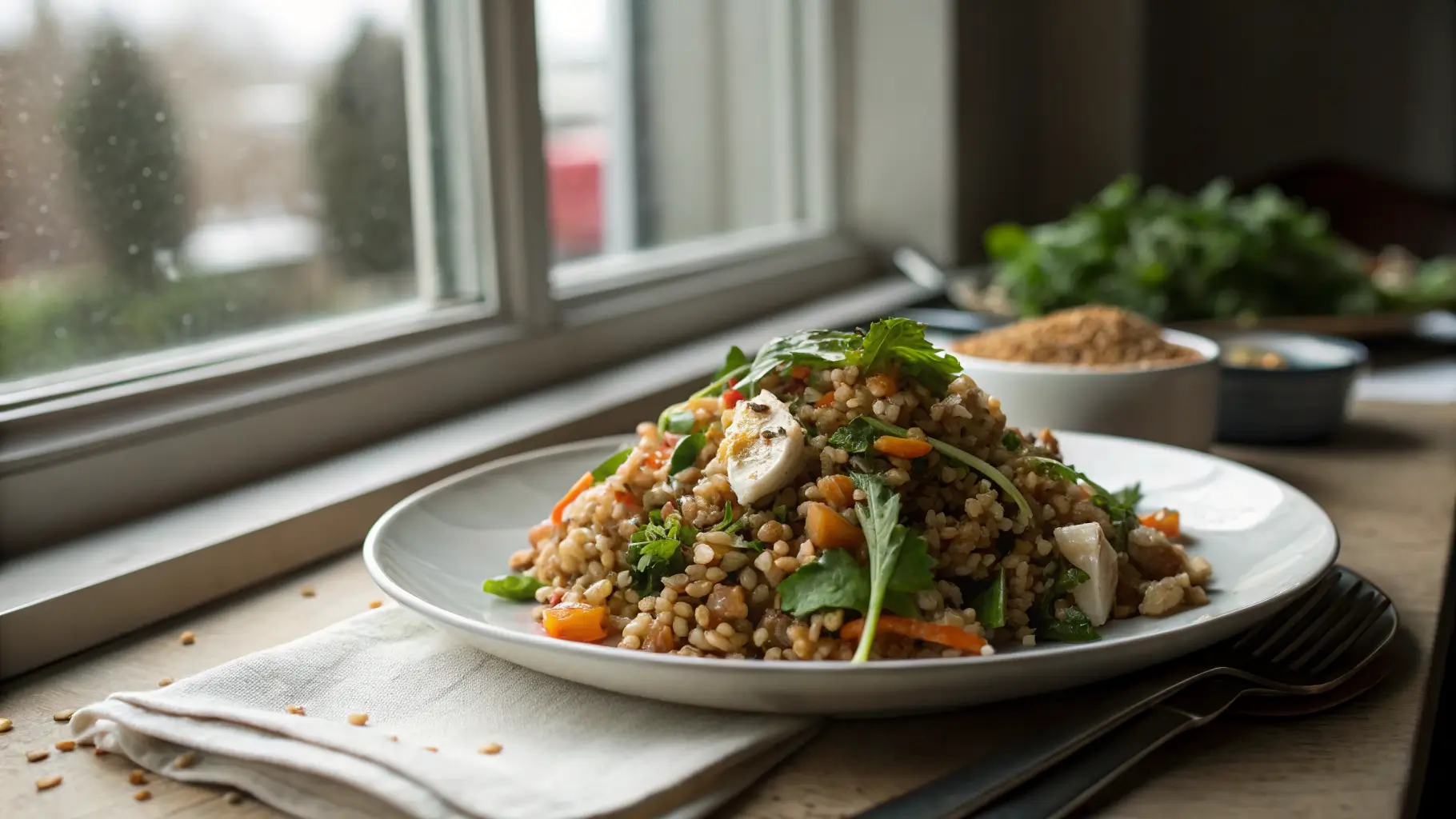 charlie bird farro salad​