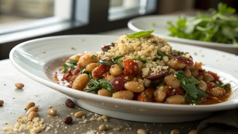 dense bean salad
