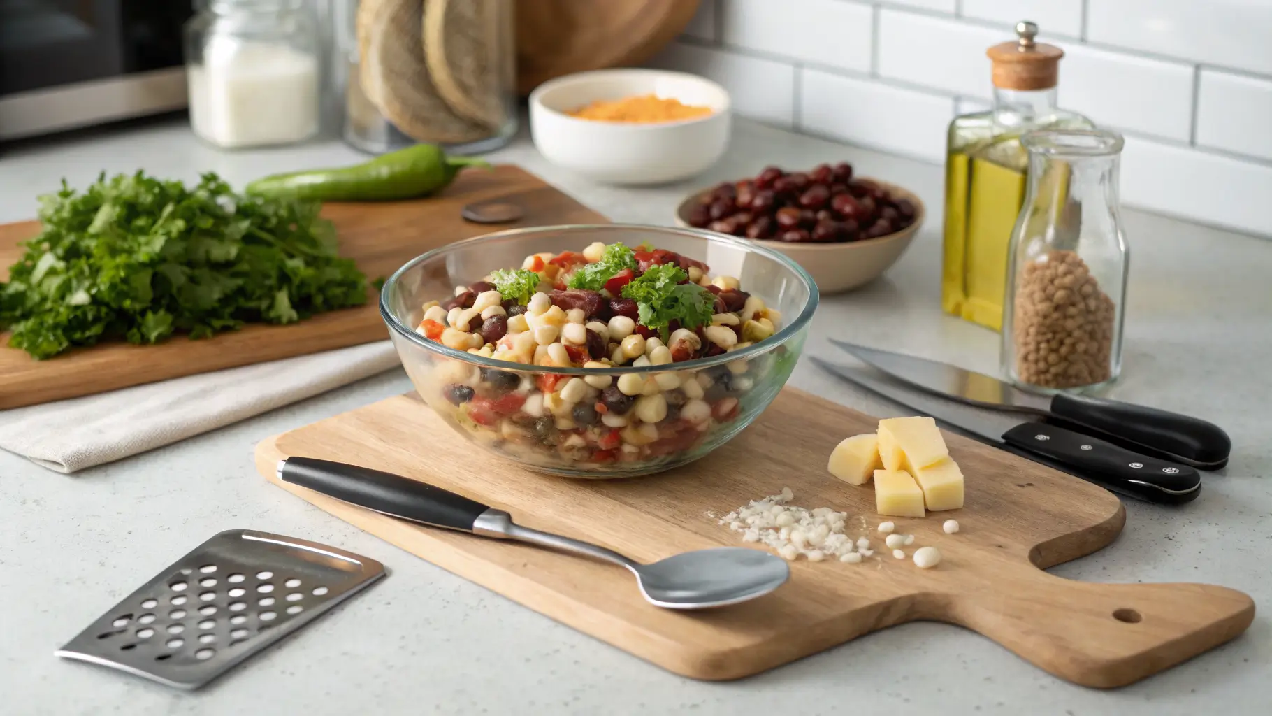 dense bean salad steps 1