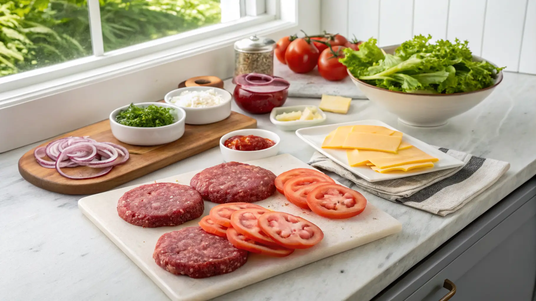 frozen burgers in air fryer ingredients 1