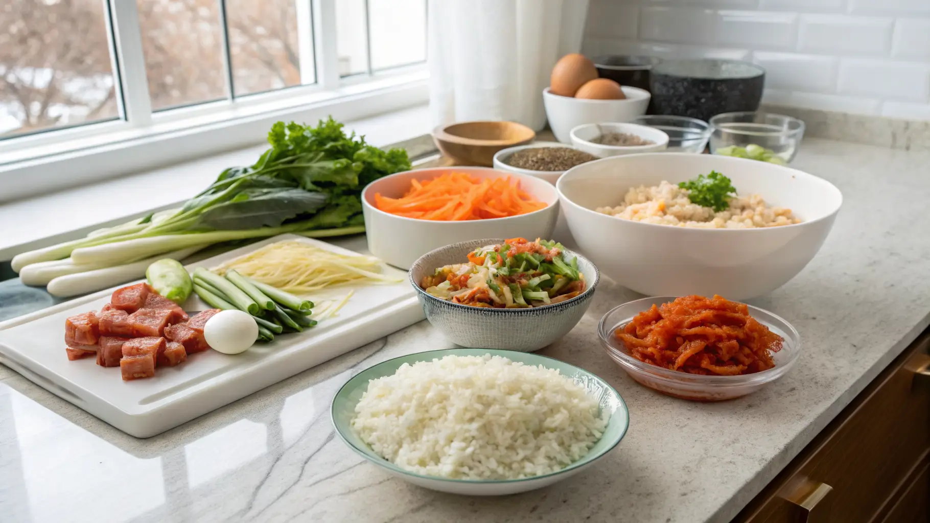 kimchi fried rice recipe ingredients 1