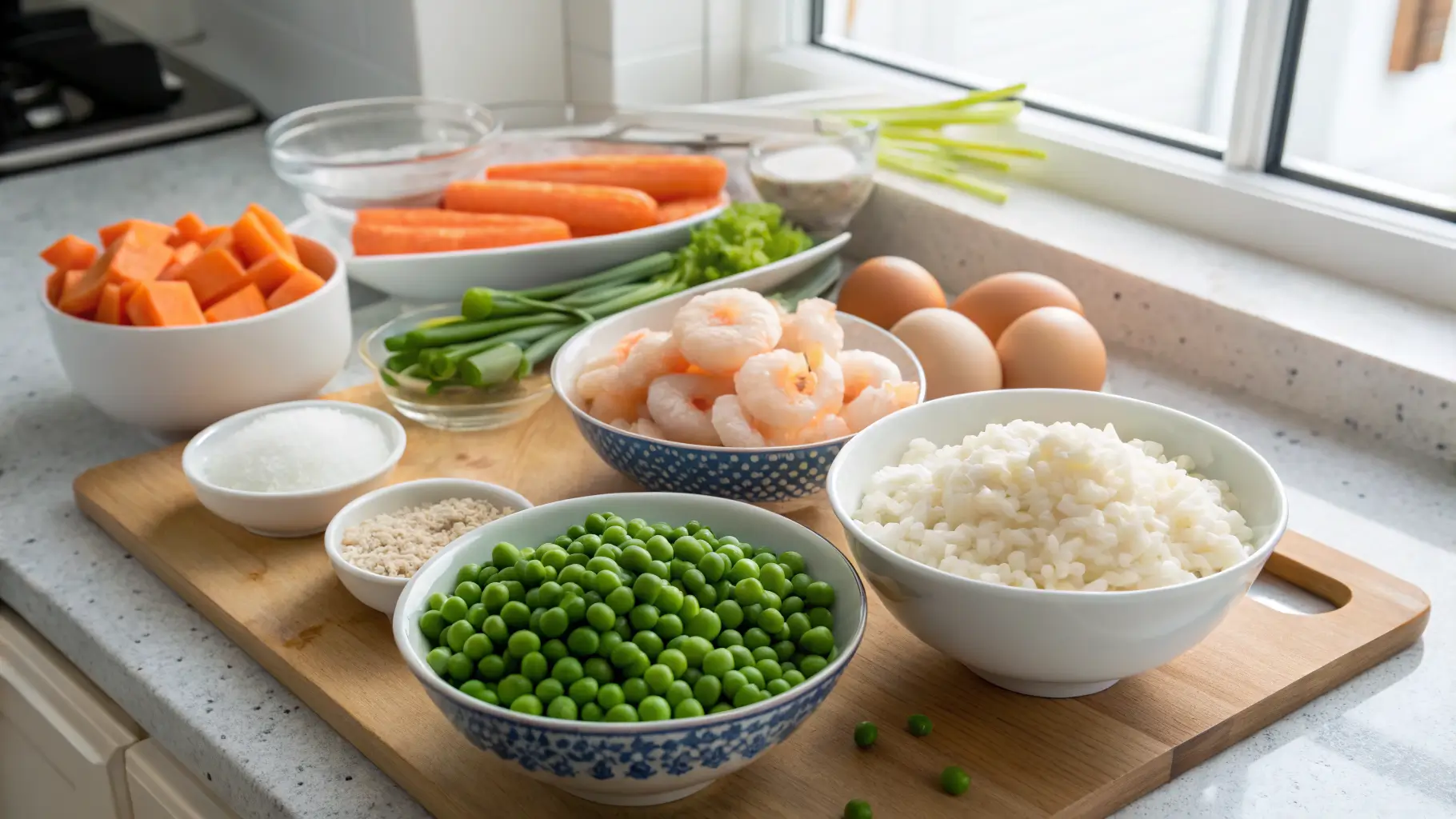 yangzhou fried rice ingredients 1